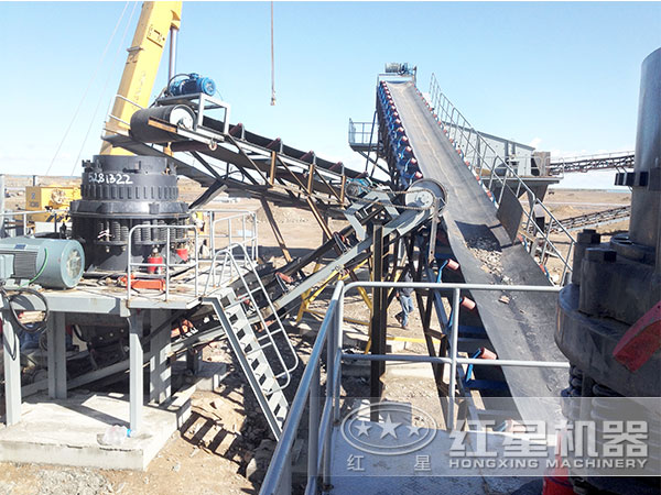 河北唐山彈簧圓錐破碎機案例現(xiàn)場1 河北唐山彈簧圓錐破碎機案例現(xiàn)場1