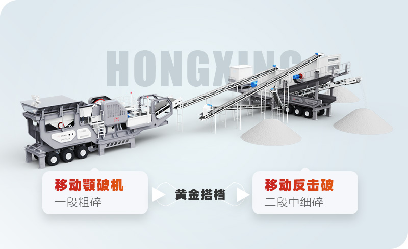 靈活現(xiàn)場(chǎng)，可自由專(zhuān)場(chǎng)的巖石移動(dòng)破碎站全圖