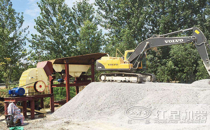 可一次成型的日產(chǎn)3千方沙的石子生產(chǎn)線現(xiàn)場投資少，早賺錢