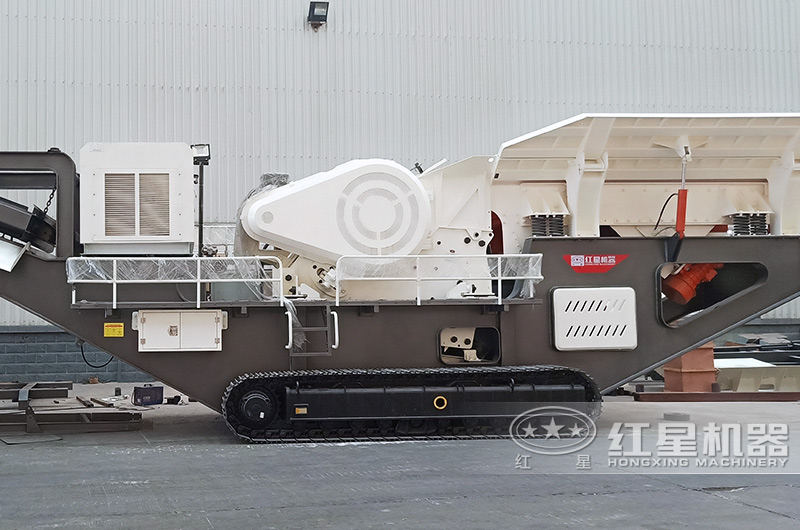 砂石料生產線全套設備:移動鄂破機 砂石料生產線全套設備:移動鄂破機