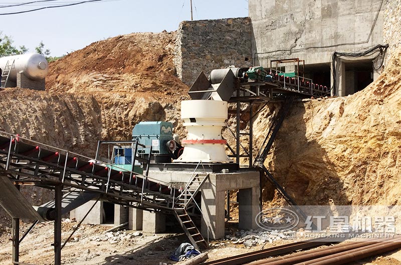 固定式萬噸砂石生產線現場 固定式萬噸砂石生產線現場