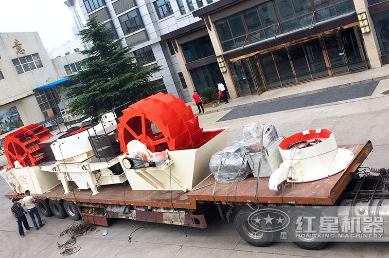 全套機制砂洗沙設(shè)備現(xiàn)貨，專車運輸并免費安裝