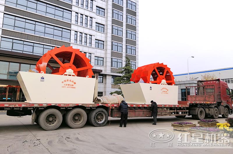 一小時160噸洗砂機設備發貨中 一小時160噸洗砂機設備發貨中