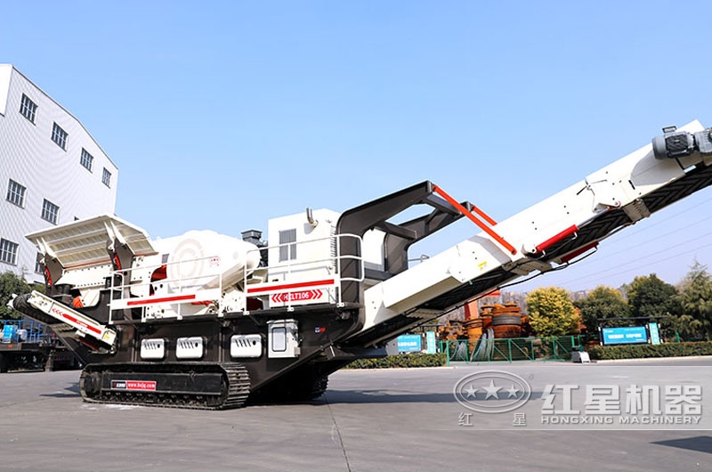 履帶式車載鄂破機，時產50噸現貨