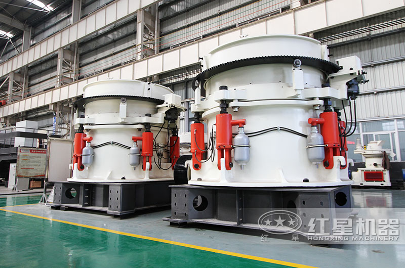 液壓圓錐式破碎機(jī)實(shí)拍，高硬度物料克星