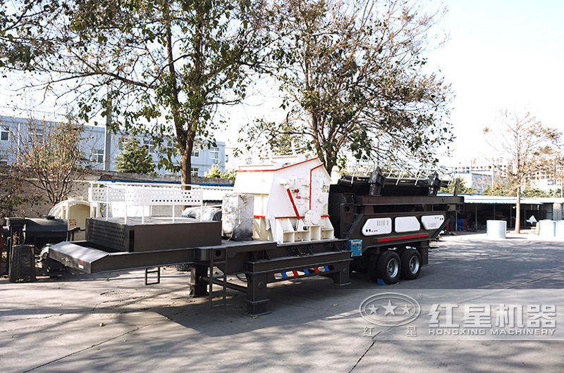 反擊破移動碎石車，出料整齊度高，粒形好