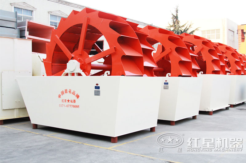 輪斗式洗砂機，洗凈度高達(dá)99%