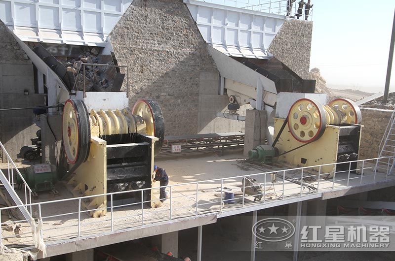 河北客戶時產1000噸碎石生產線 河北客戶時產1000噸碎石生產線