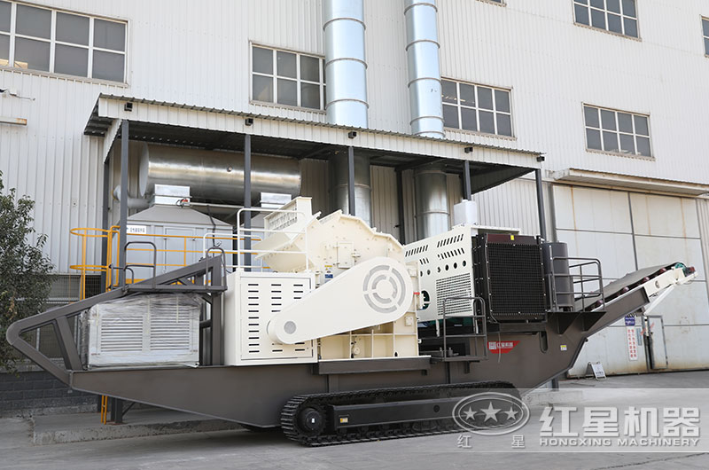 履帶式移動小型石料粉碎機(jī) 履帶式移動小型石料粉碎機(jī)