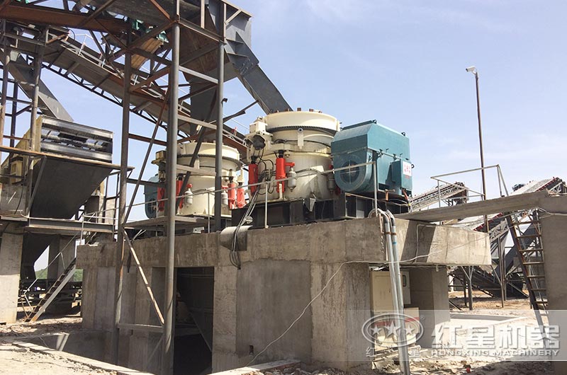 hp500圓錐破碎機作業現場圖 hp500圓錐破碎機作業現場圖