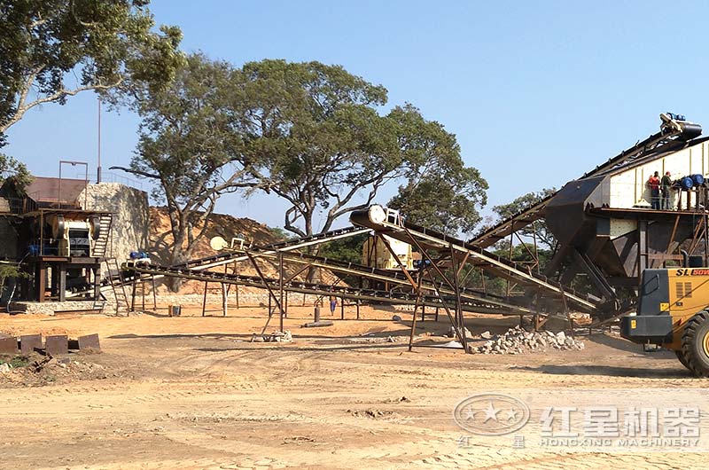 時產800t/h固定式生產線實拍圖 時產800t/h固定式生產線實拍圖