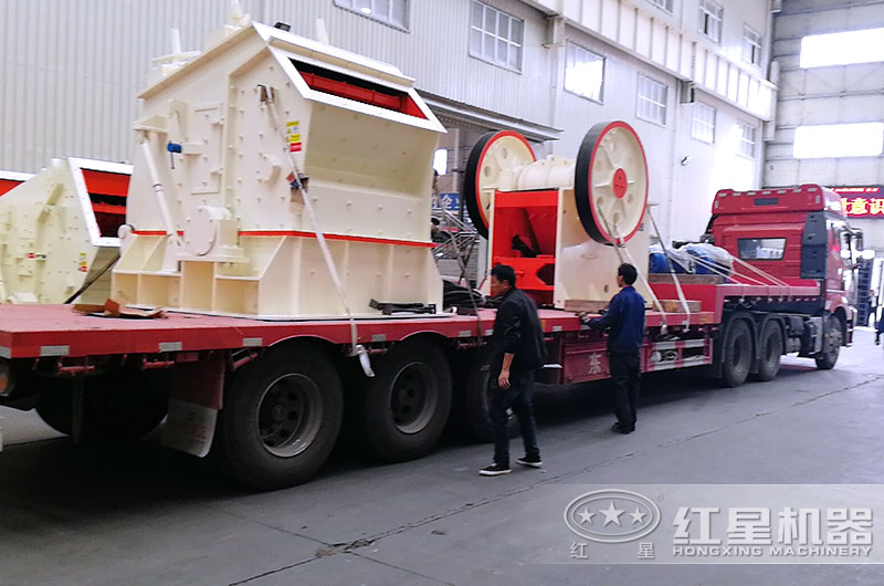 日產2000方石子破碎生產線設備發(fā)貨