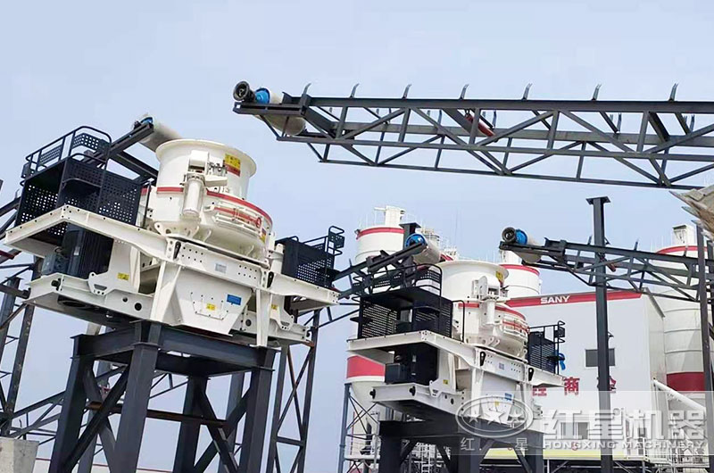 瓜子片制砂機工作現場圖 瓜子片制砂機工作現場圖