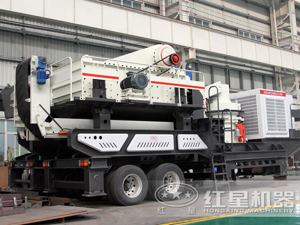 輪胎式移動石子破碎機(jī) 輪胎式移動石子破碎機(jī)