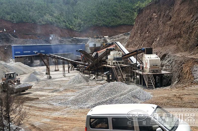 石料廠碎石加工客戶現場 石料廠碎石加工客戶現場