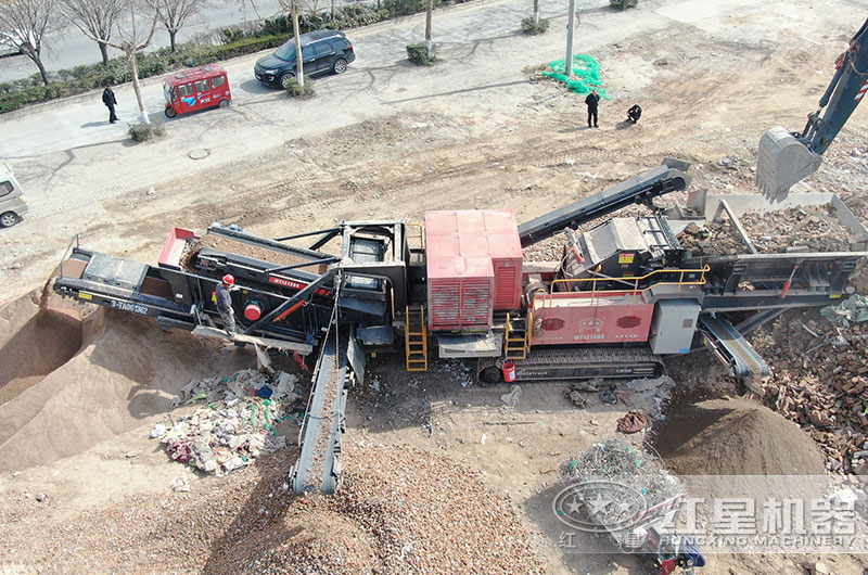 山東濟南建筑垃圾破碎現(xiàn)場 山東濟南建筑垃圾破碎現(xiàn)場